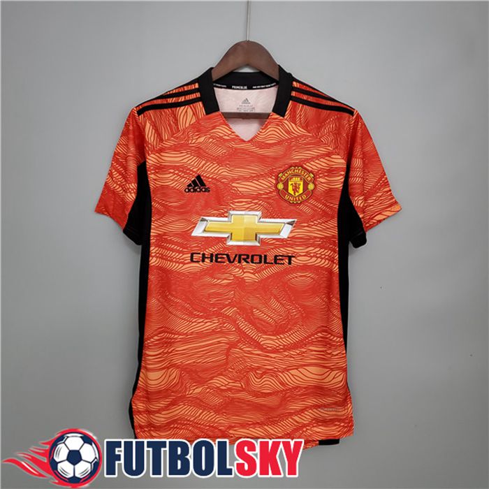 Camiseta Futbol Manchester United Portero Naranja 2021/2022