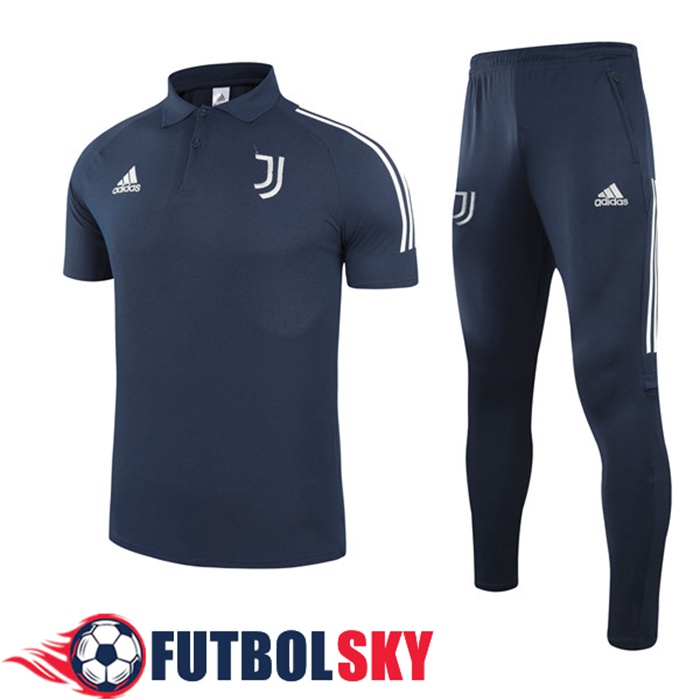 Camiseta Polo Juventus + Pantalones Marin Azul 2021/2022