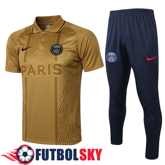 Camiseta Polo PSG + Pantalones Amarillo 2021/2022