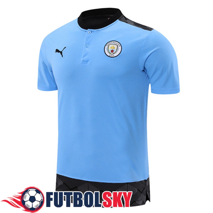 Camiseta Entrenamiento Manchester City Azul 2021/2022
