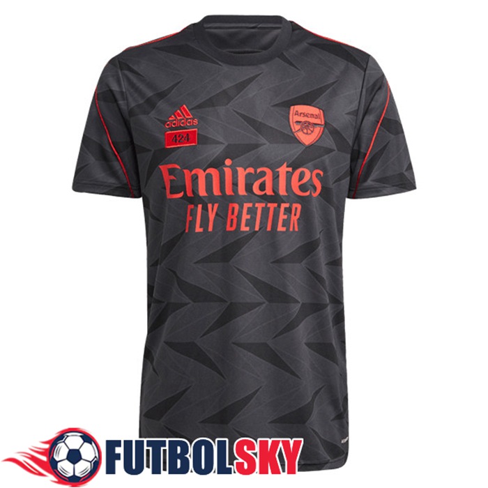 Camiseta Entrenamiento Arsenal 424 Negro 2021/2022