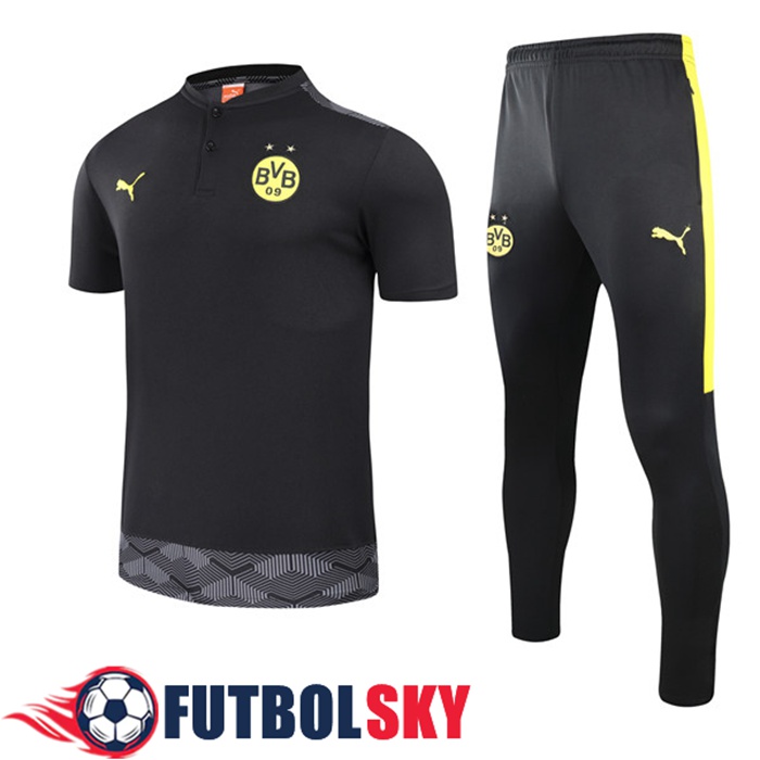 Camiseta Entrenamiento Dortmund BVB + Pantalones Negro 2021/2022