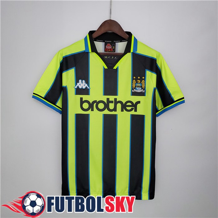 Camiseta Futbol Manchester City Retro Alternativo 1998/1999
