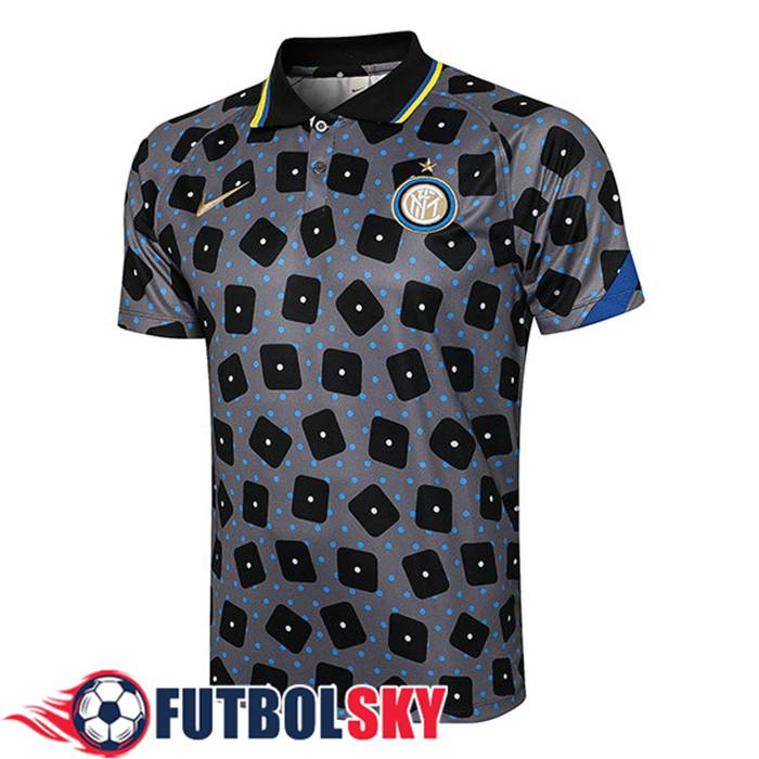 Camiseta Polo Futbol Inter Milan Gris 2021/2022