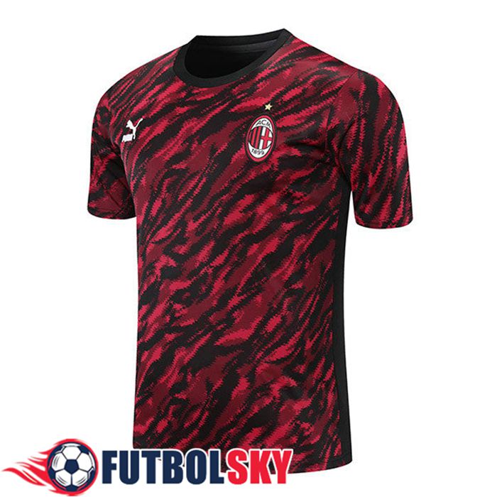 Camiseta Entrenamiento AC Milan Rojo/Negro 2021/2022