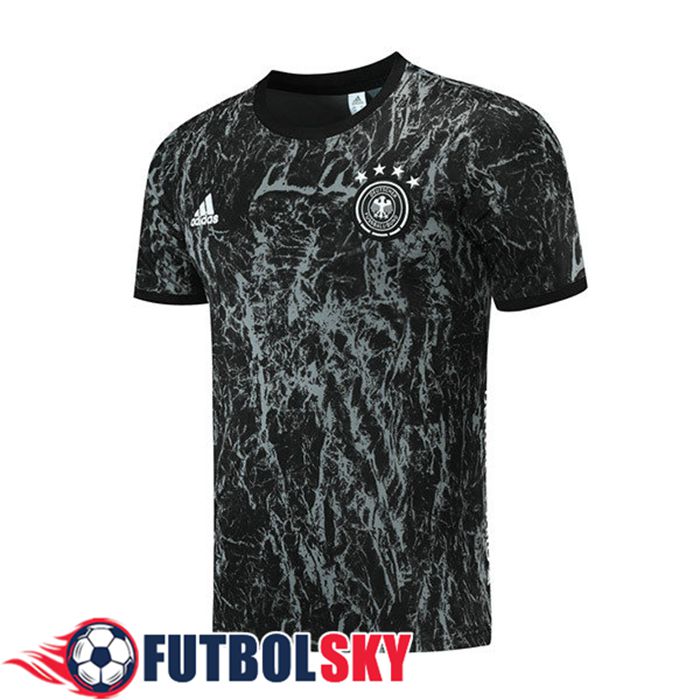 Camiseta Entrenamiento Alemania Blanca/Negro 2021/2022