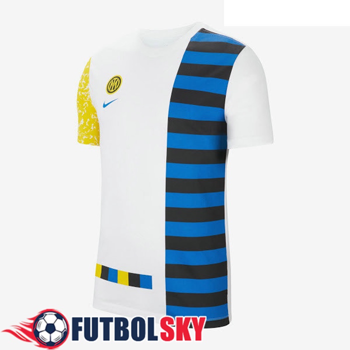Camiseta Entrenamiento Inter Milan Blanca/Negro 2021/2022