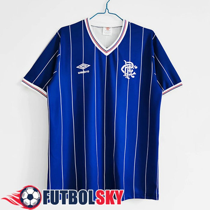 Camiseta Futbol Rangers FC Retro Titular 1982/1983