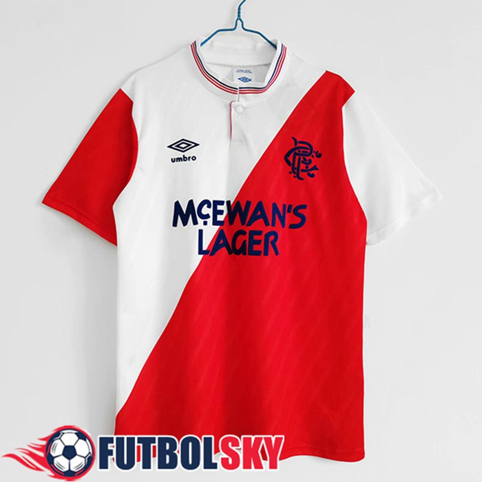 Camiseta Futbol Rangers FC Retro Alternativo 1987/1988