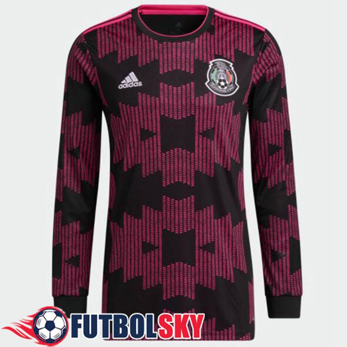Camiseta Futbol México Titular Manga Larga 2021/2022