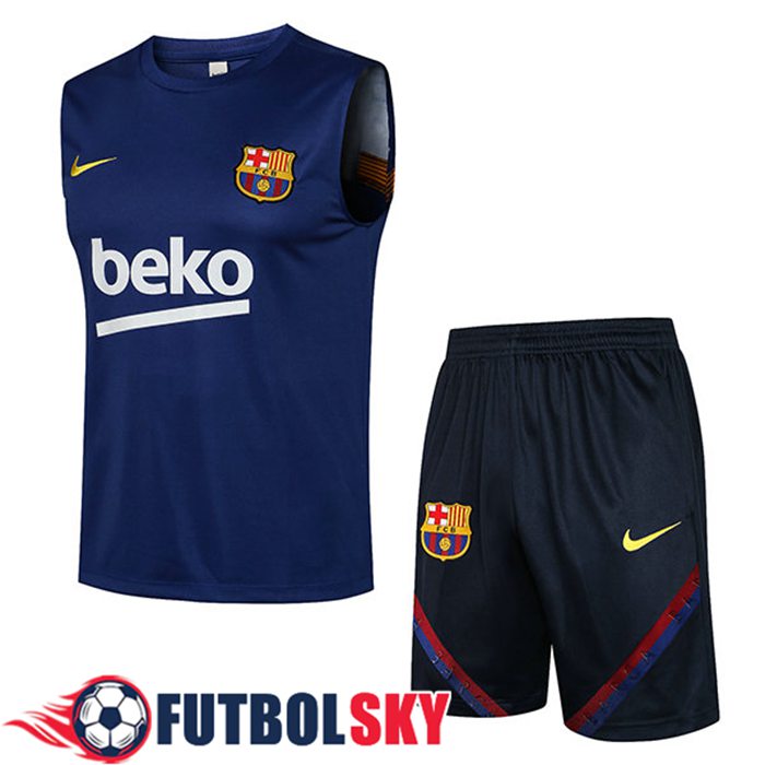 Camisetas Sin Mangas FC Barcelona Azul 2021/2022