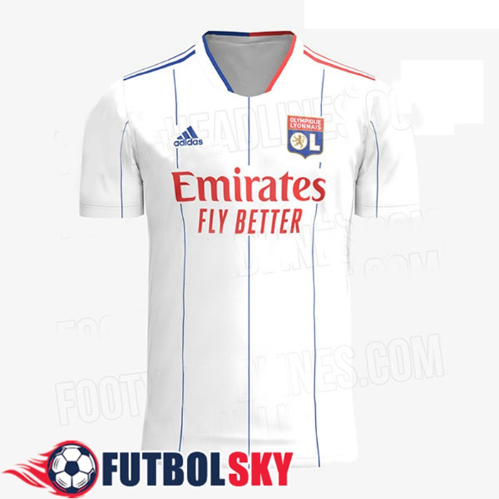 Camiseta Futbol Lyon OL Titular 2021/2022