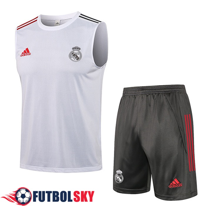 Camisetas Sin Mangas Real Madrid Blanca 2021/2022