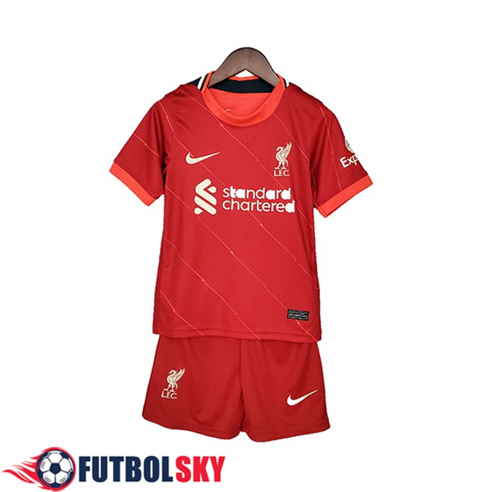 Camiseta Futbol FC Liverpool Ninos Titular 2021/2022