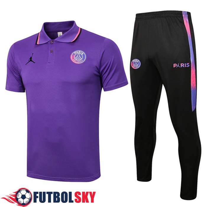 Camiseta Entrenamiento Jordan PSG + Pantalones Violeta 2021/2022