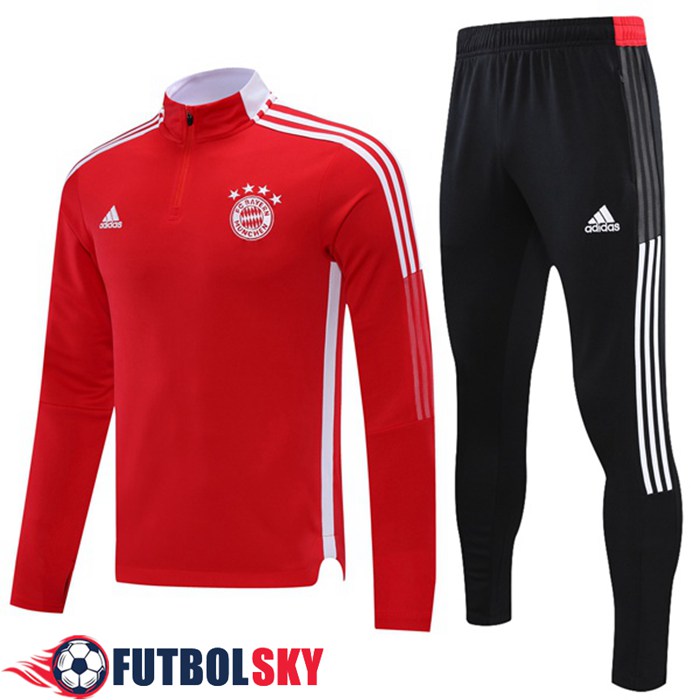 Chandal Equipos De Futbol Bayern Munich Rojo/Negro 2021/2022 -1