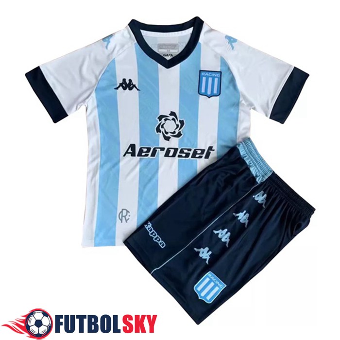 Camiseta Racing Club De Avellaneda Niños Titular 2021/2022