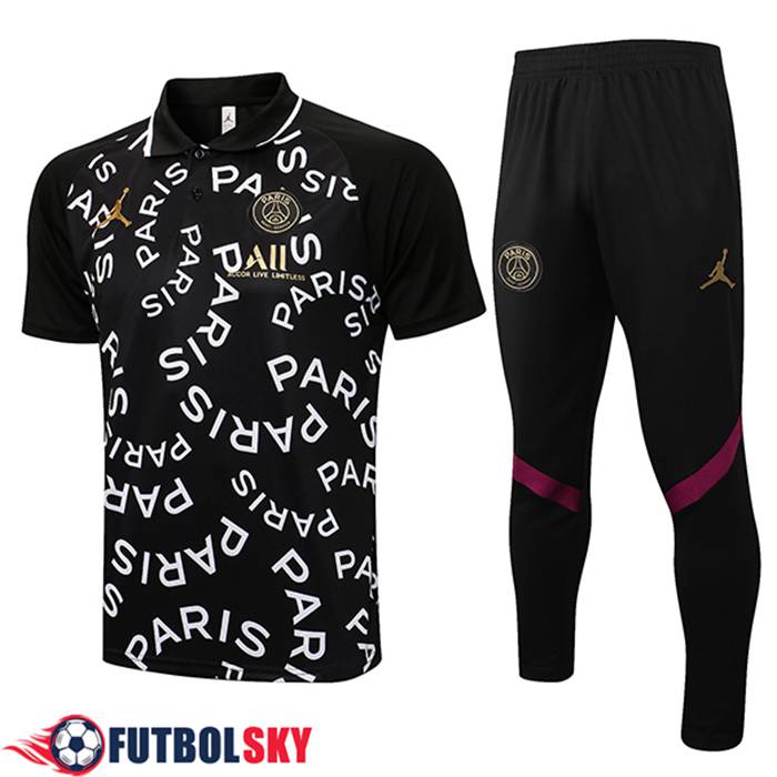 Camiseta Entrenamiento Jordan PSG + Pantalones Negro 2021/2022