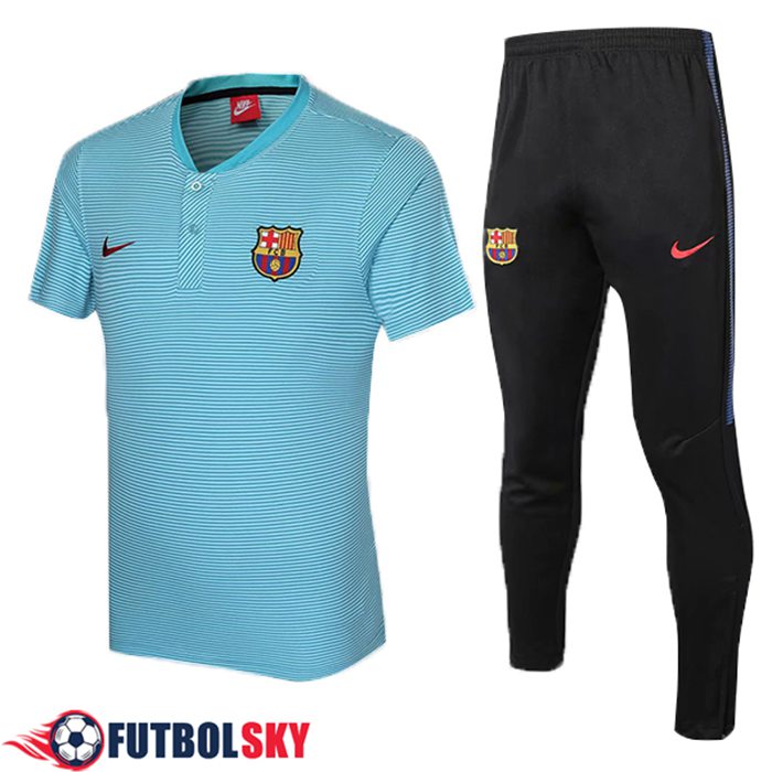 Camiseta Entrenamiento FC Barcelona + Pantalones Azul 2021/2022