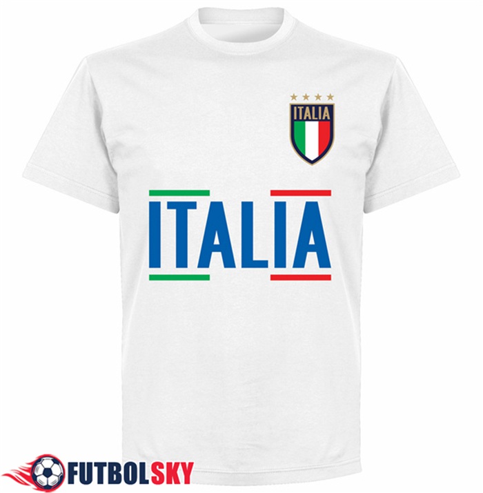 Camiseta Entrenamiento Italia UEFA Euro 2020 Champions Blanca - GXHTS04