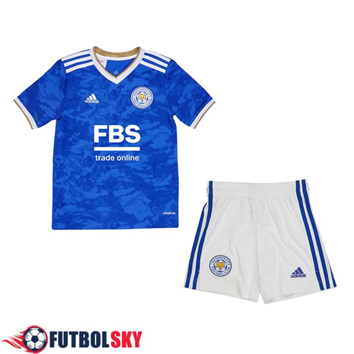 Camiseta Futbol Leicester City Niños Titular 2021/2022