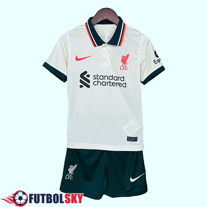 Camiseta Futbol FC Liverpool Niños Alternativo 2021/2022