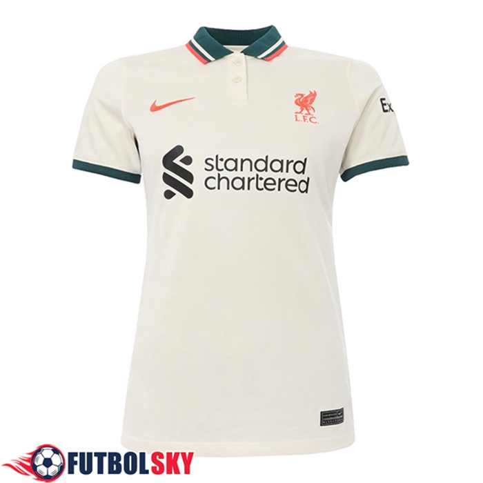 Camiseta Futbol FC Liverpool Mujer Alternativo 2021/2022