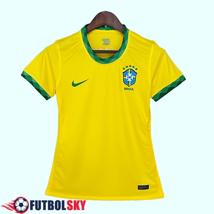 Camiseta Futbol Brasil Mujer Titular 2021/2022