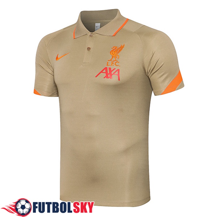 Camiseta Polo FC Liverpool Brun Clair 2021/2022