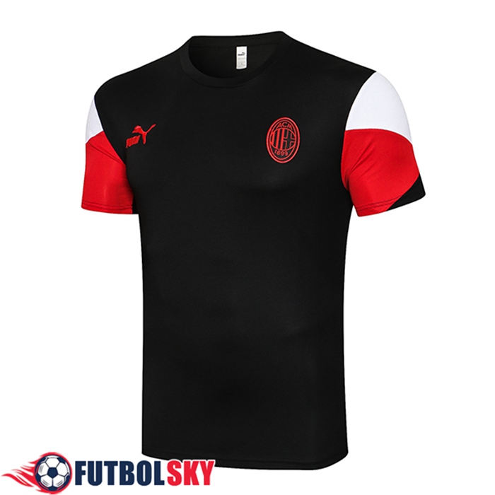 Camiseta Entrenamiento AC Milan Negro/Rojo 2021/2022