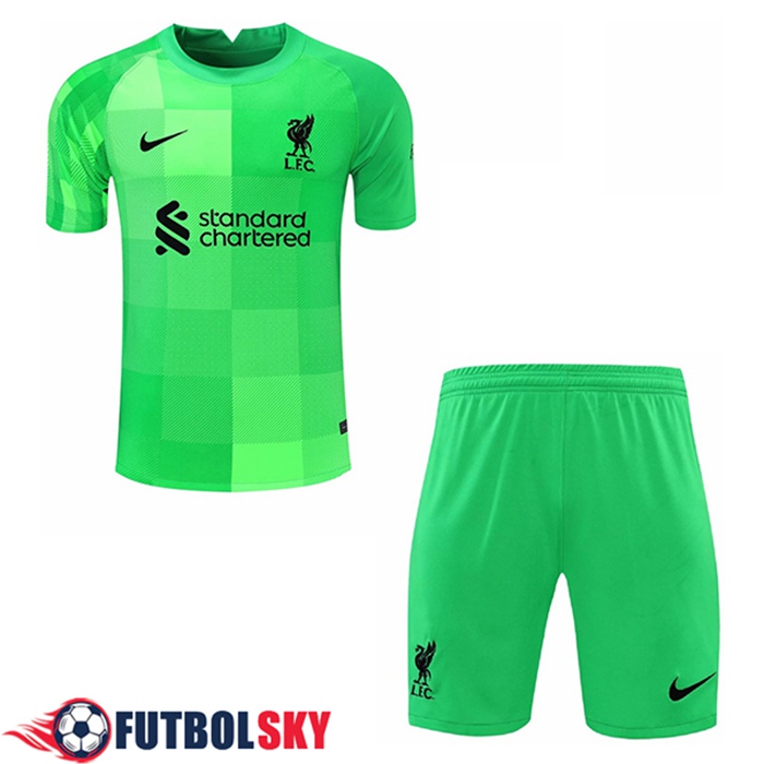 Camiseta Futbol FC Liverpool Niños Portero 2021/2022