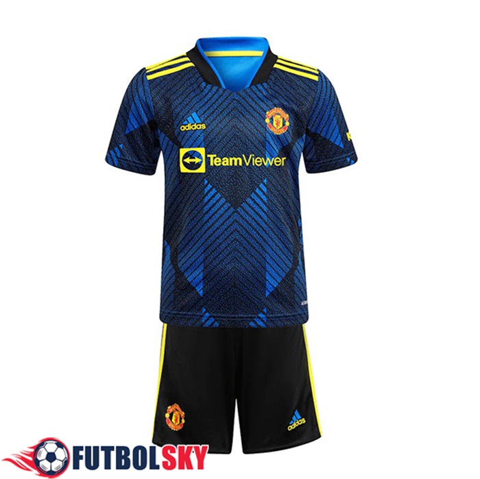 Camiseta Futbol Manchester United Ninos Tercero 2021/2022