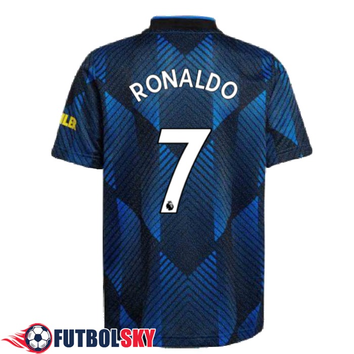 Nuevo Camiseta Futbol Manchester United Ronaldo 7 Tercero 2021/2022
