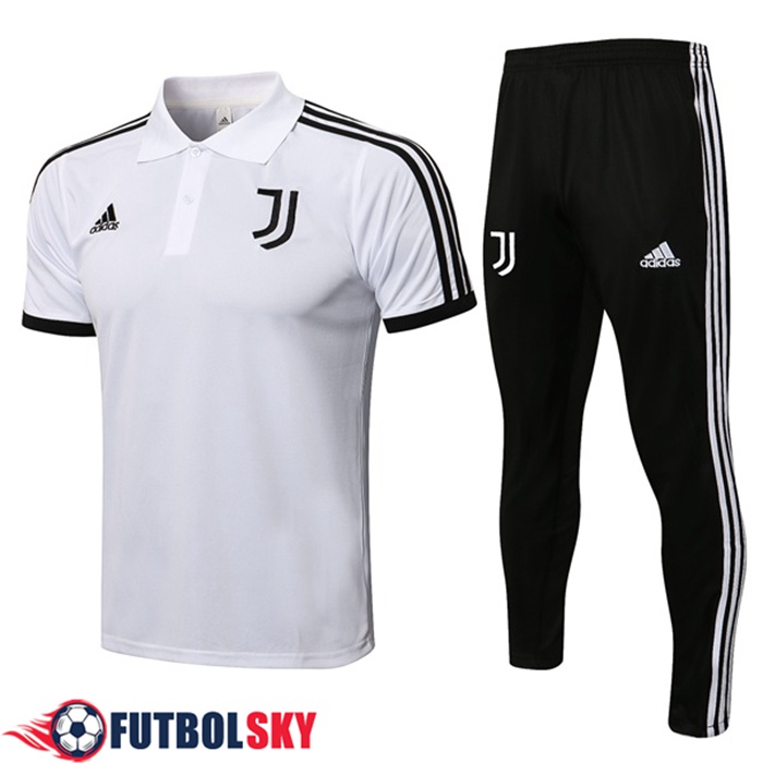 Camiseta Polo Juventus + Pantalones Blanca 2021/2022