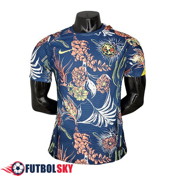 Camiseta Entrenamiento Club American Player Version Negro/Azul 2021/2022
