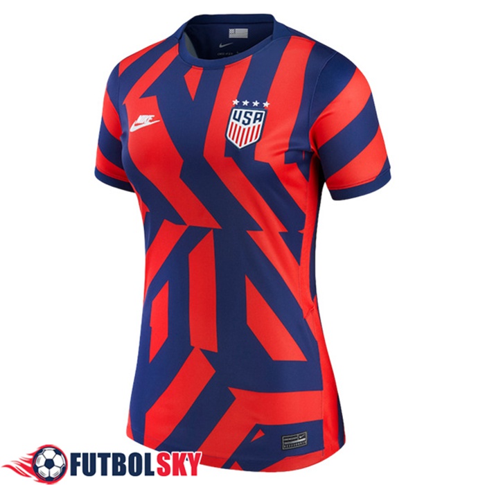 Camiseta Futbol Estados Unidos Mujer Alternativo 2021/2022