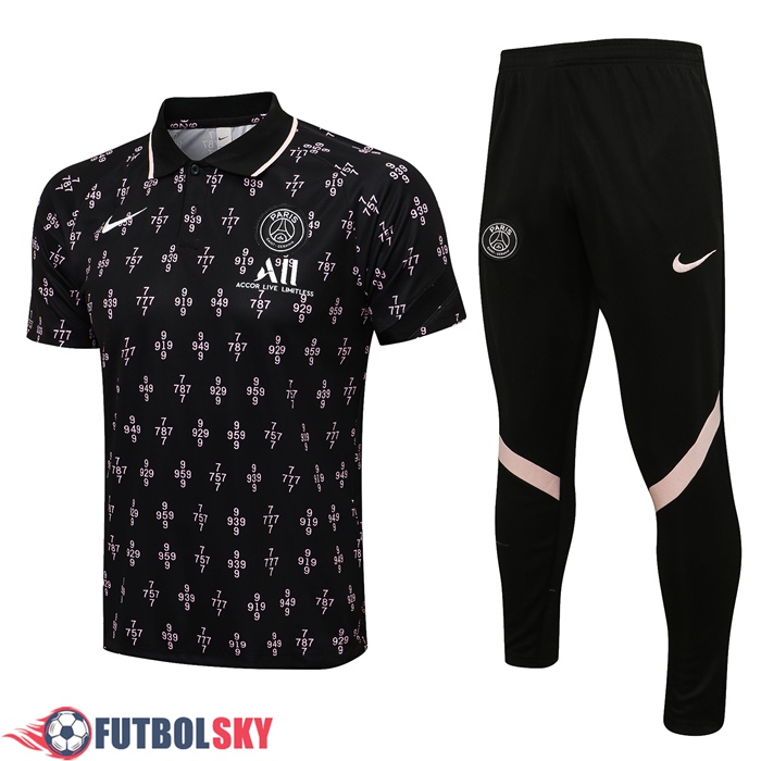 Camiseta Entrenamiento Jordan PSG + Pantalones Negro 2021/2022