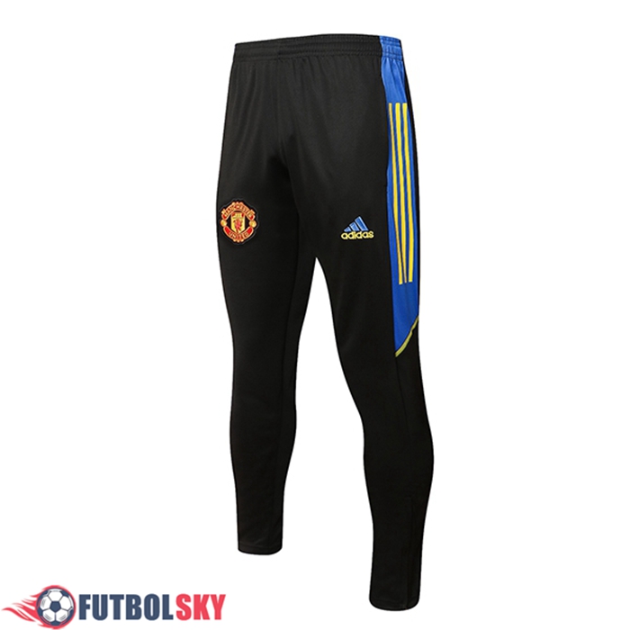 Pantalon Entrenamiento Manchester United Azul/Negro 2021/2022
