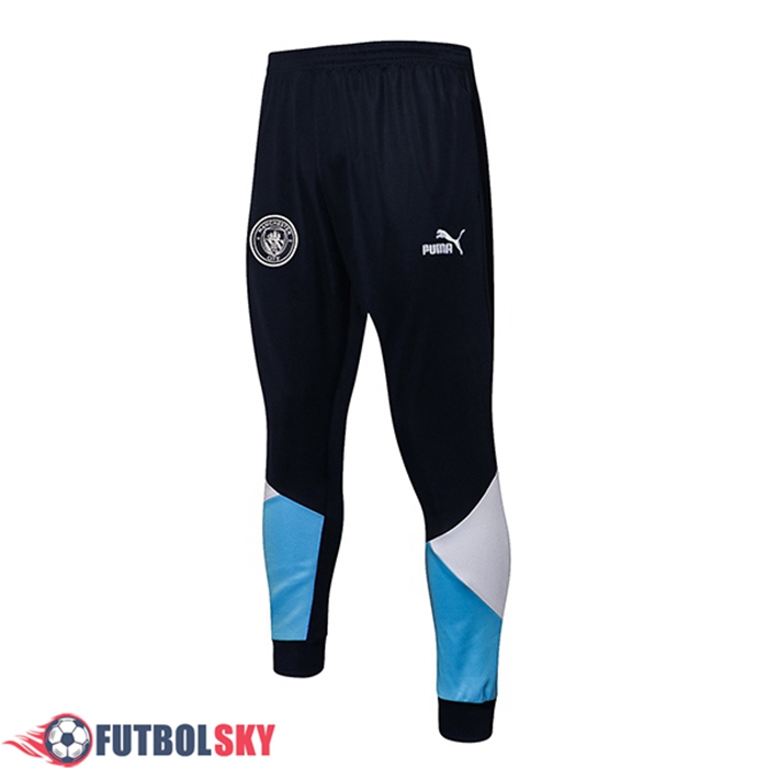 Pantalon Entrenamiento Manchester City Azul Marino/Azul/Blanca 2021/2022