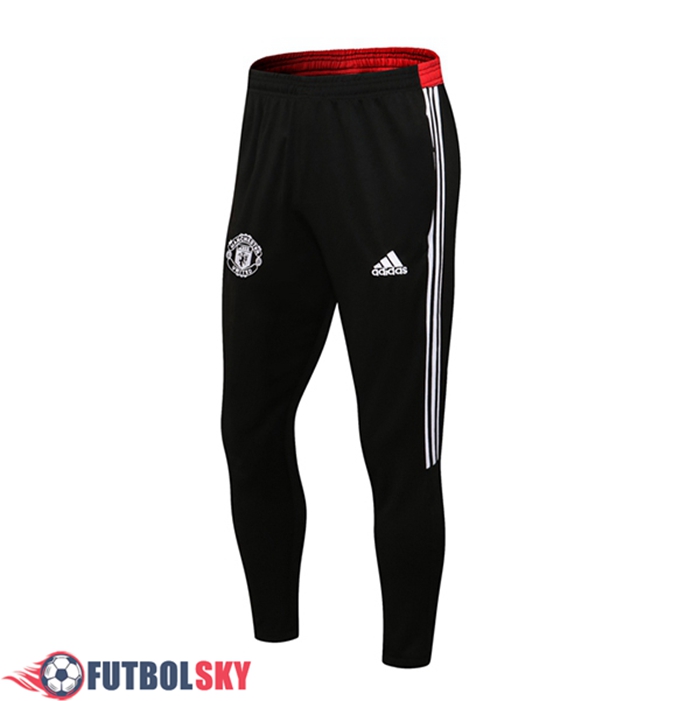 Pantalon Entrenamiento Manchester United Blanca/Rojo 2021/2022