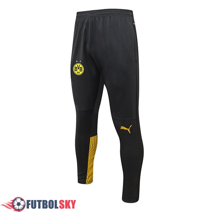 Pantalon Entrenamiento Dortmund BVB Negro/Amarillo 2021/2022 -02