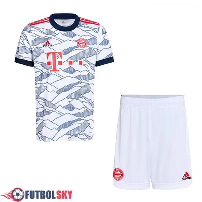 Traje Camiseta Futbol Bayern Munich Tercero + Cortos 2021/2022
