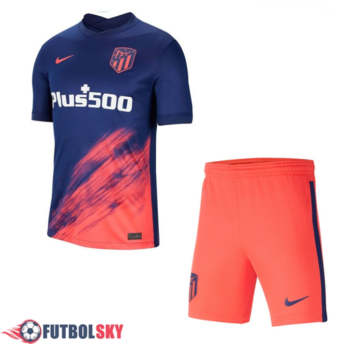Traje Camiseta Futbol Atletico Madrid Alternativo + Cortos 2021/2022