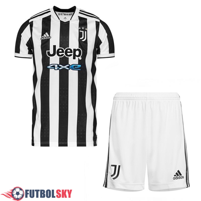 Traje Camiseta Futbol Juventus Titular + Cortos 2021/2022
