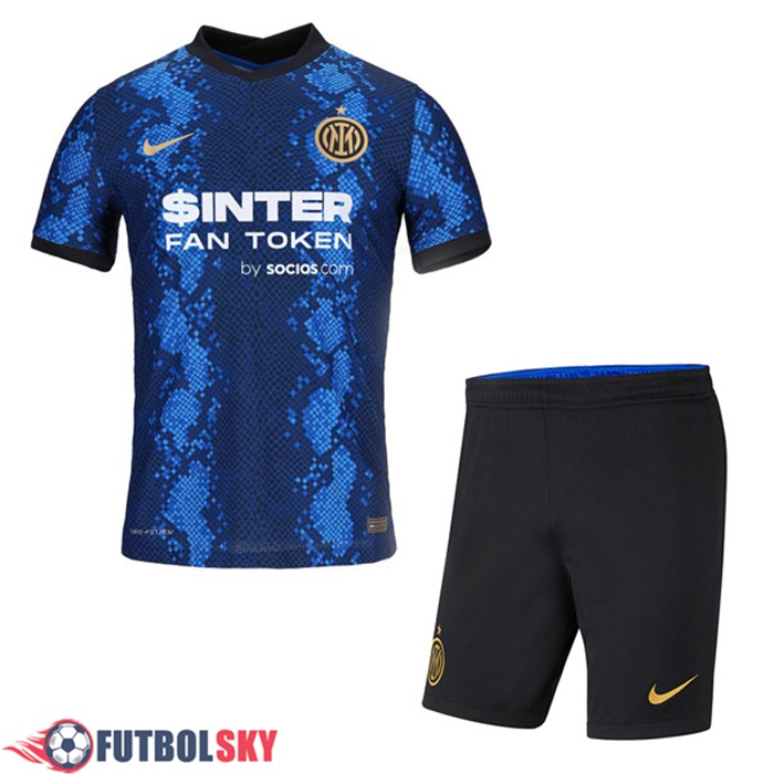 Traje Camiseta Futbol Inter Milan Titular + Cortos 2021/2022