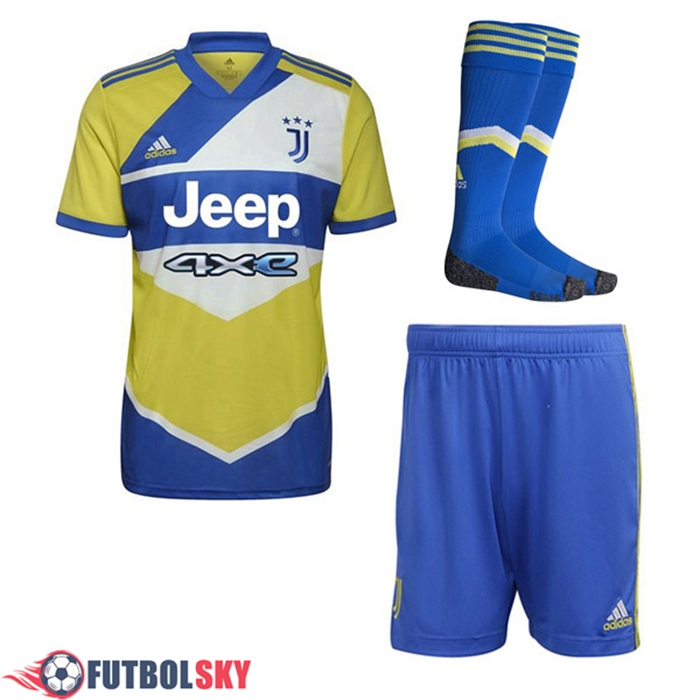 Traje Camiseta Futbol Juventus Tercero (Cortos + Calcetines) 2021/2022