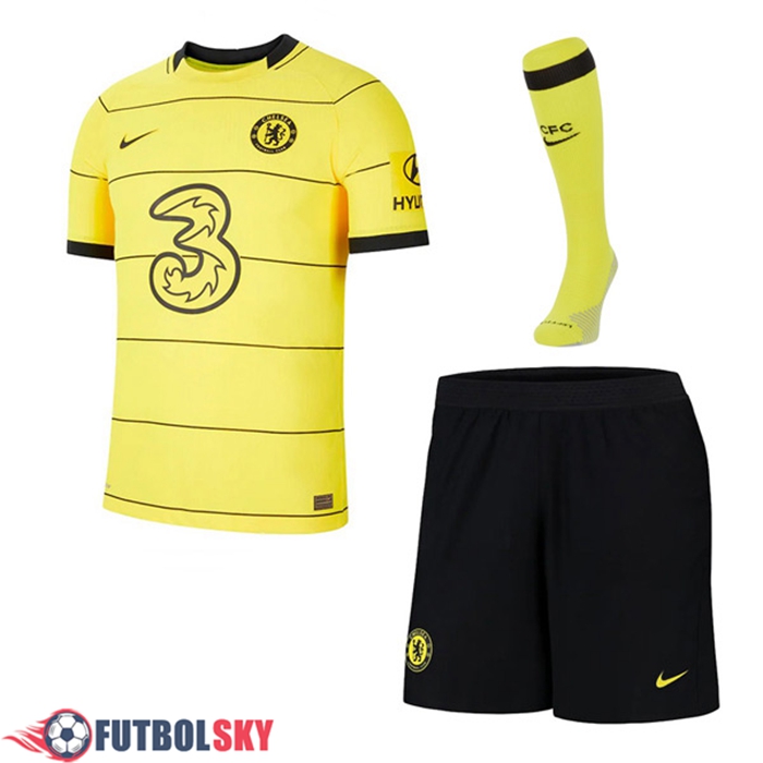 Traje Camiseta Futbol FC Chelsea Alternativo (Cortos + Calcetines) 2021/2022
