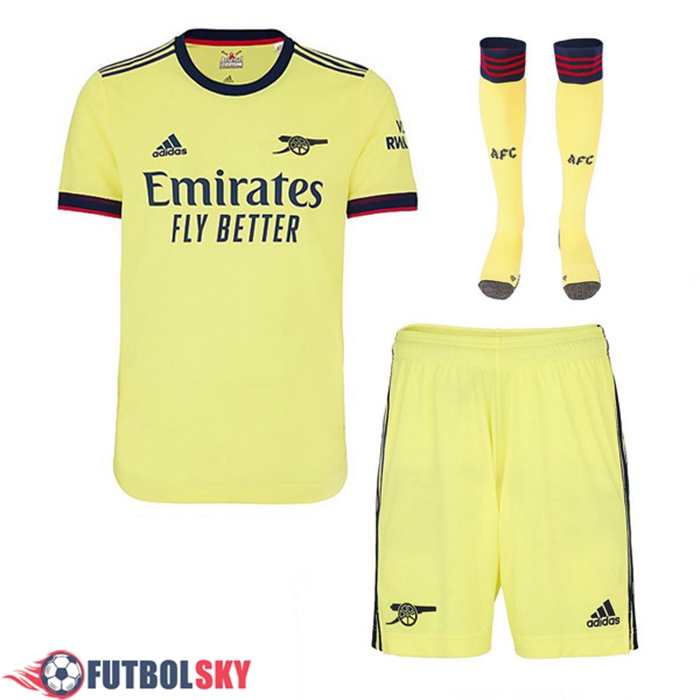 Traje Camiseta Futbol FC Arsenal Alternativo (Cortos + Calcetines) 2021/2022
