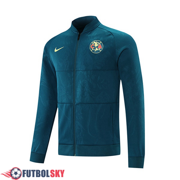 Chaquetas Futbol Club America Verde Oscuro 2021/2022