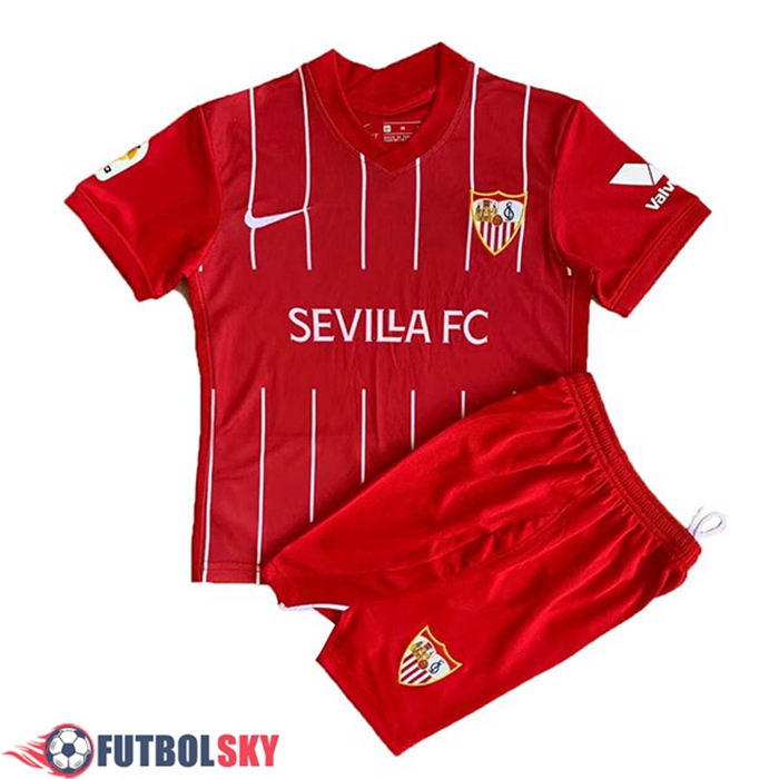 Camiseta Futbol Sevilla FC Ninos Alternativo 2021/2022